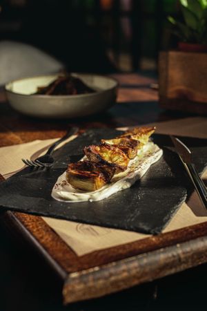 Alcachofas at Baobab Soul Kitchen & Bar in Alicante