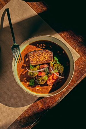 Curry Thai at Baobab Soul Kitchen & Bar in Alicante