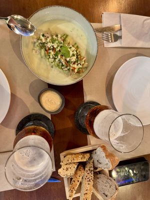 Ceviche y alioli de chimichurri   at Baobab Soul Kitchen & Bar in Alicante