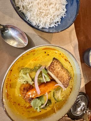 Curry con tofu   at Baobab Soul Kitchen & Bar in Alicante