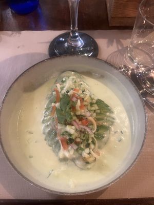 ceviche  at Baobab Soul Kitchen & Bar in Alicante