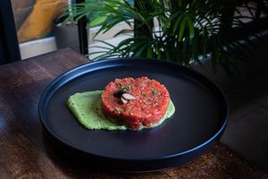 Tartare de tomates asados at Baobab Soul Kitchen & Bar in Alicante
