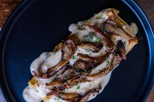 Cannelloni de calabaza y provolone at Baobab Soul Kitchen & Bar in Alicante