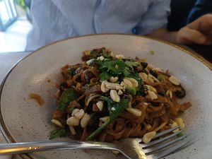 Pad thai at Baobab Soul Kitchen & Bar in Alicante