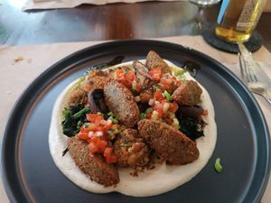 Falafel at Baobab Soul Kitchen & Bar in Alicante