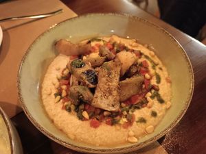 Baba ganoush at Baobab Soul Kitchen & Bar in Alicante