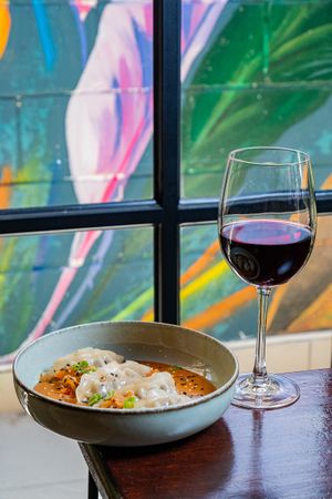 Gyozas at Baobab Soul Kitchen & Bar in Alicante