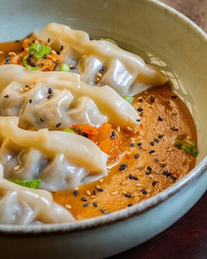 Gyozas at Baobab Soul Kitchen & Bar in Alicante