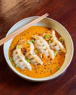 Gyozas at Baobab Soul Kitchen & Bar in Alicante