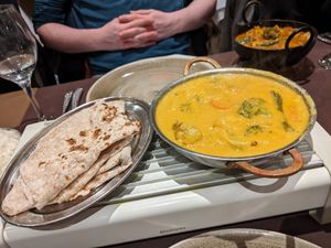 Chapati and SABZI KORMA at Itihaas in Bonnyrigg