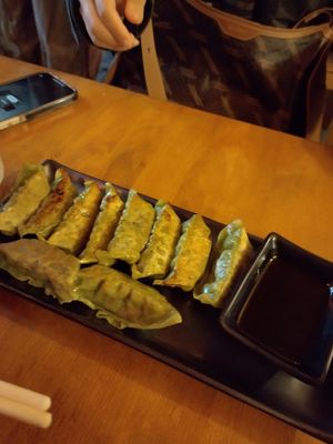 Vegetable dumplings at Ramen Dayo in Glasgow