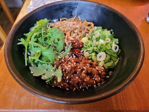 Vegan Tantan Mazemen at Ramen Dayo in Glasgow