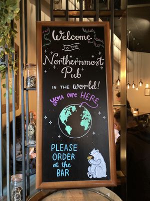   at Barentz Gastropub in Longyearbyen