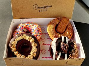 Best donuts in town! 😋 #Veganuary at Monaladona in Guadalajara