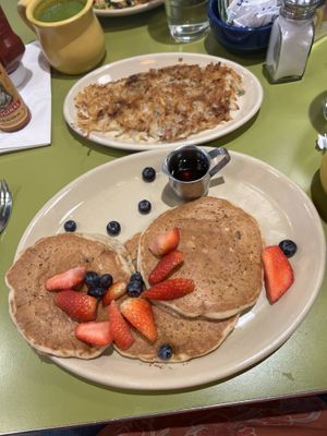Vegan pancakes   at Snooze in Frisco