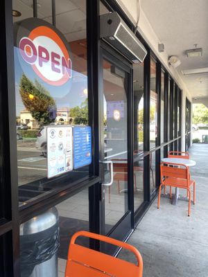Cute Outdoor Seating  at Yogurt Mill - Pelandale Av in Modesto