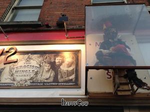 The outside of the market  at Hibiscus Wilde Vegan Food Bar in Dublin