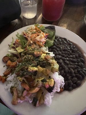 Vegana entree  at Lili's Brazilian Bistro in Chico