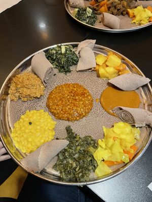   at Lucy Ethiopian Cafe in Boston