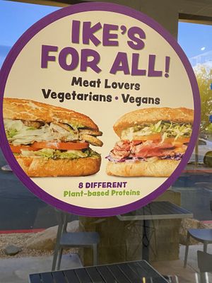 Yes to plant proteins!!!  at Ike's in Peoria