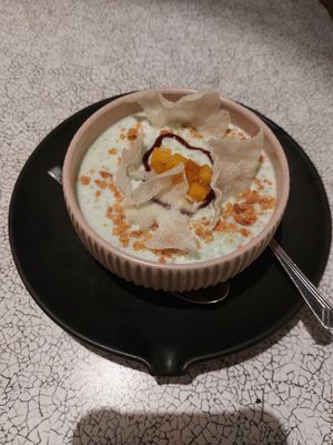 tapioka kokos pudding at KOKUMY in Frankfurt