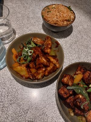 Szechuan aubergine at KOKUMY in Frankfurt