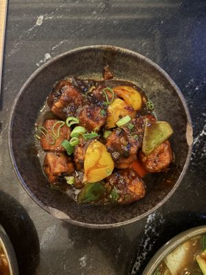 black bean tofu  at KOKUMY in Frankfurt