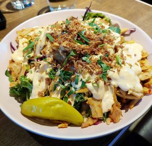Kebab bowl. at Le Kebab Rosenlundsgatan in Stockholm