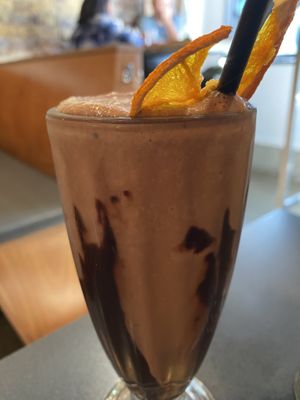 Jaffa vegan hard shake   at Burger Liquor in Wellington
