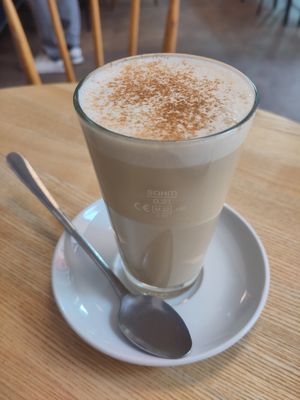 Chai latte at Café Goldjunge Köln Innenstadt in Cologne