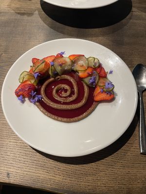 Desert  at Aux Pieds sous la Table in Toulouse