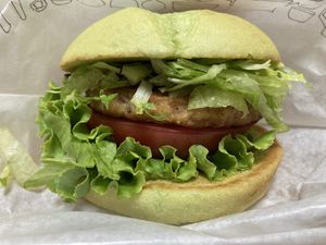   at Mos Burger in Kyoto