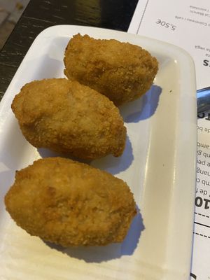 Croquetas veganas   at Tastets  in Vilanova I La Geltru