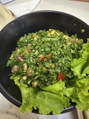 Tabolleah salad   at Basha Bakery & Restaurant in Freetown