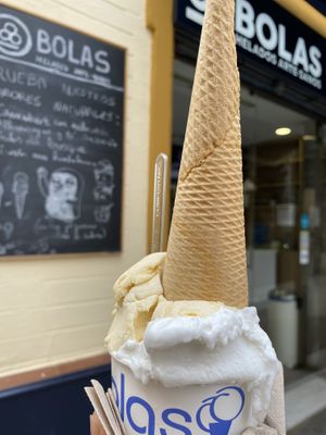   at Heladería Bolas in Sevilla