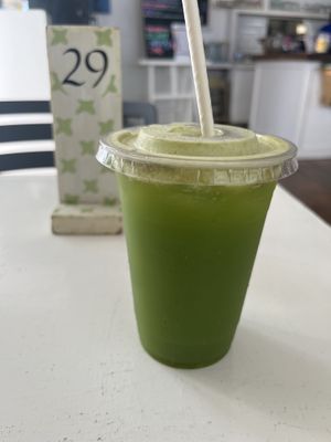 Green Juice  at Juice Bar at ArtSplash Centre in Bridgetown