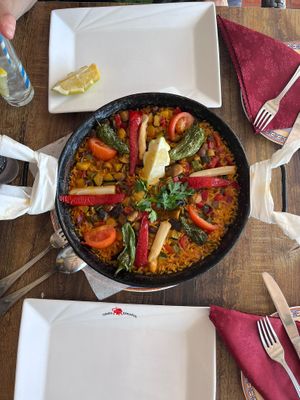 Paella at Tipico Espanol in Lanzarote