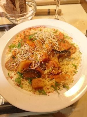 Veggie cuscus at La Cereria in Barcelona