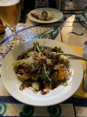 Tofu salad  at La Cereria in Barcelona