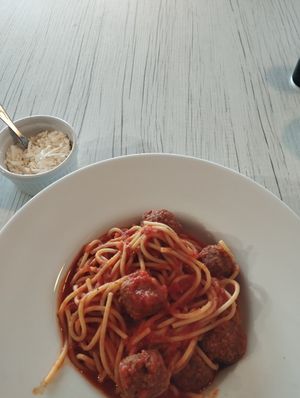 Vegan polpette. at The Lugger Inn in Penzance