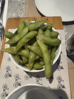 Edamame  at Empório Frutaria  in Sao Paulo