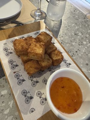 Fried tofu  at Empório Frutaria  in Sao Paulo