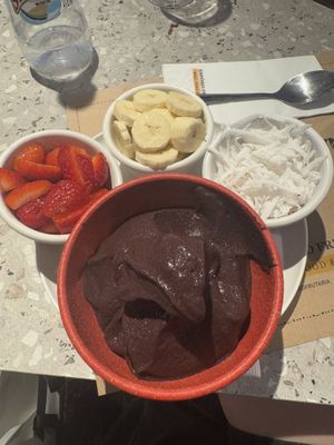 Acai with own choice  at Empório Frutaria  in Sao Paulo