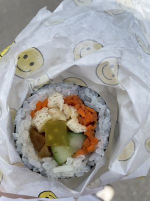 Vegetable Gimbap  at Imjingak Rest Area in Gyeonggi-do