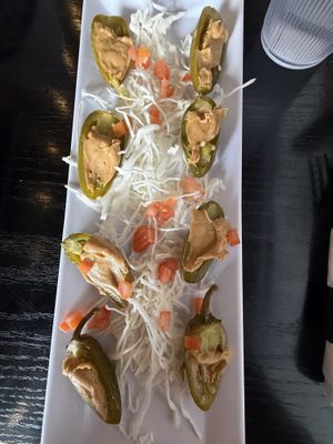 Baby jalapeños. ☹️  at Tarascos in Denver