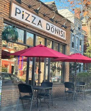 front at Pizza Donisi in Louisville