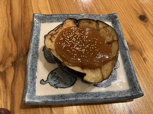 Eggplant with miso sauce   at Farmers Osusowake Hanamame - はな豆 in Tokyo