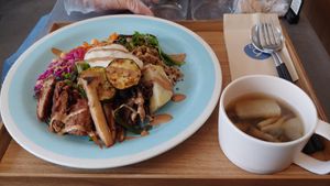 Buddha bowl (gf) at Bee9 in Osaka