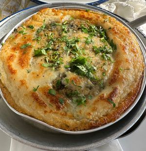 Moussaka   at Greco Beach in Tel Aviv