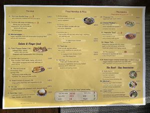 Menu pg 2 translated by Google at Asia Nativ in Hannover